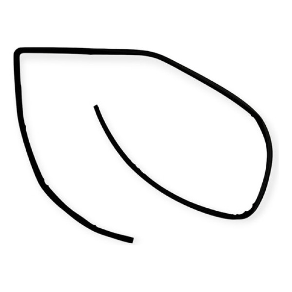 Canaleta Vidro Porta Dianteira Esquerda Discovery 3 4 05/16 Preto