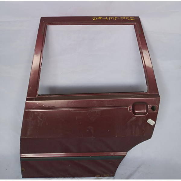 Porta Traseira Esquerda  Fiat Uno 1998 A 1999 Com Detalhes  - Traseira - Esquerdo - Bordô