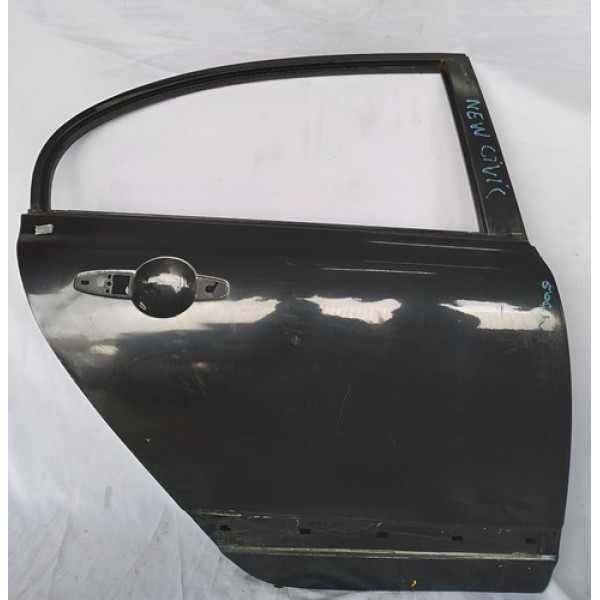 Porta Traseira Direita New Civic 07 A 11  Traseira Direito Preto