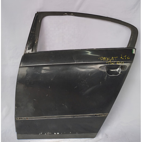 Porta Traseira Esquerda Volkswagen Passat 06 A 11 Detalhes  Traseira Esuqerdo Preto