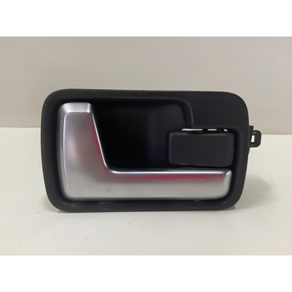 Maçaneta Interna Dianteira Direita Land Rover Discovery 3  Prata Dianteira