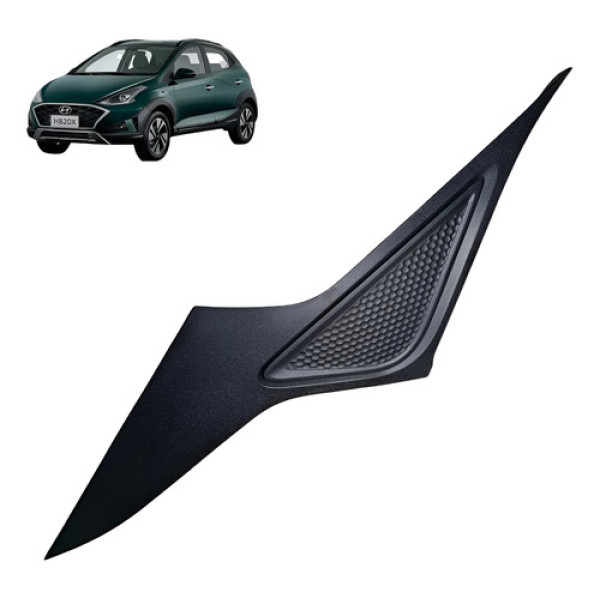 Moldura Acabamento Lateral Tras Dir  Hb20 2020/hatch Preto