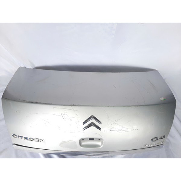 Tampa Traseira Citroen C4 Pallas 2008 A 2013  - Prateado