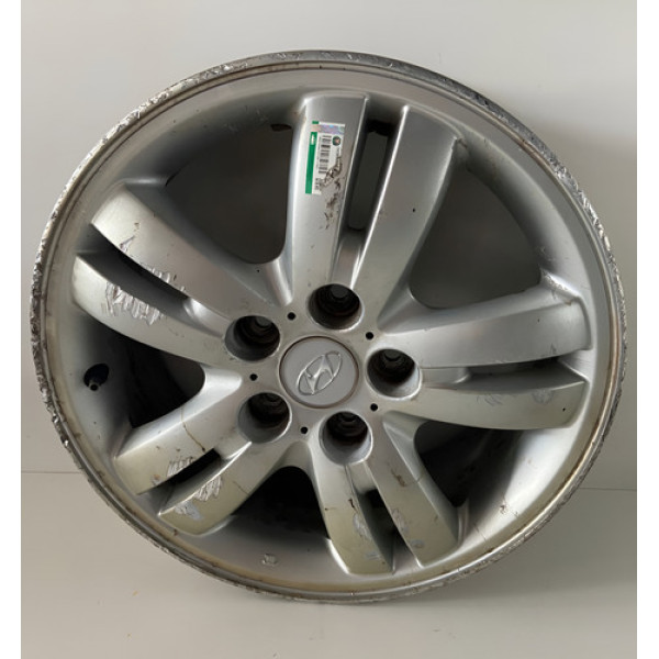 Roda Avulsa Liga Leve Tucson Aro 16 Medida 5x114,3 Detalhes Prata