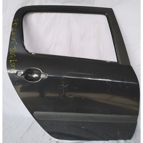 Porta Traseira Direita 307 07 A 13 Com Detalhes  Preto Direito Traseira