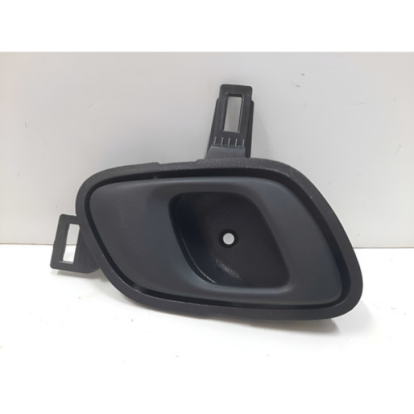 Maçaneta Interna Dianteira Direita Renault Kwid 2017 A 2021 Preto Dianteira