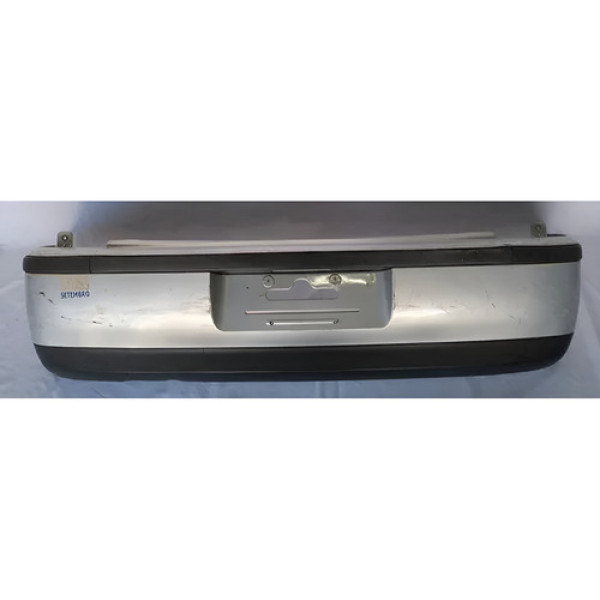 Para Choque Traseiro Volkswagen Gol G3 01 A 03 Fase1 Detalhe Preto Fosco