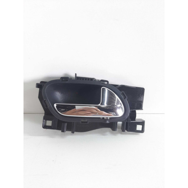 Maçaneta Interna Dianteira Direita Citroën C3 2013 A 2019 Cromado Dianteira