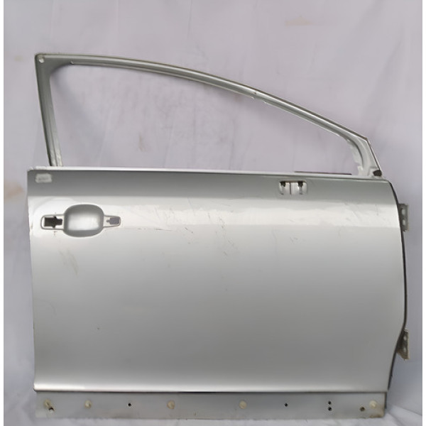 Porta Dianteira Direita Citroën C4 07 A 2011 A 2013  Dianteira Direito Prateado