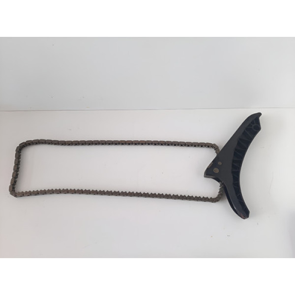 Trilho Guia Com Corrente Bmw X5 4.4 N63 Biturbo 2011 - Preto