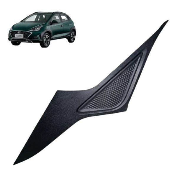 Moldura Acabamento Lateral Tras Dir  Hb20 2020/hatch Preto