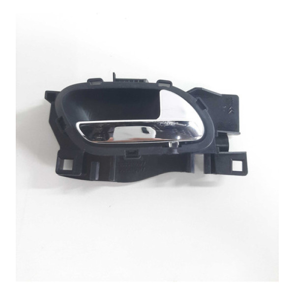 Maçaneta Interna Traseira Direito C3 2013 A 19 Detalhe Uso Cromado Traseira