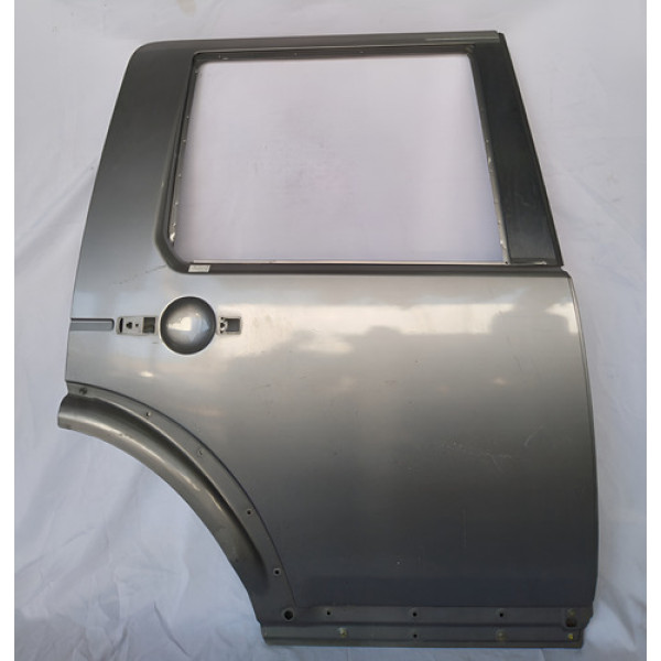 Porta Traseira Direita Land Rover  Discovery 3 2006 A 2009 Direito Traseira Prateado