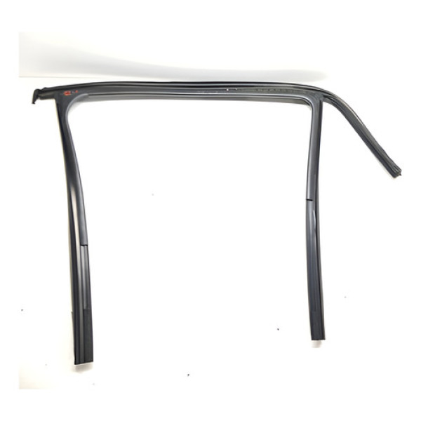 Canaleta Vidro Porta Traseira Direita Kwid 2018 2019 2020/.. Preto