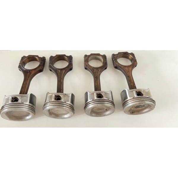 Pistão E Biela Volkswagen Polo 1.6 Gasolina 04 A 08 Stander