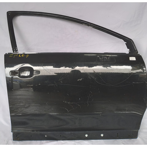 Porta Dianteira Direita Citroën C4 Hatch 2007 A 2013  Traseira Direito Preto