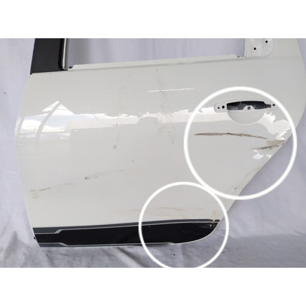 Porta Traseira Esquerda Renault Oroch 1.3 Turbo Com Detalhe Traseira Esquerdo