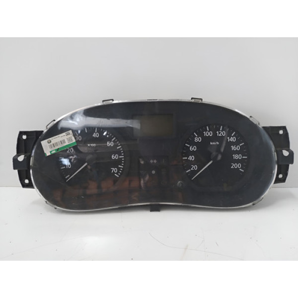 Painel Instrumento Renault Sandero 1.6 2008 A 2013 820053131 Preto