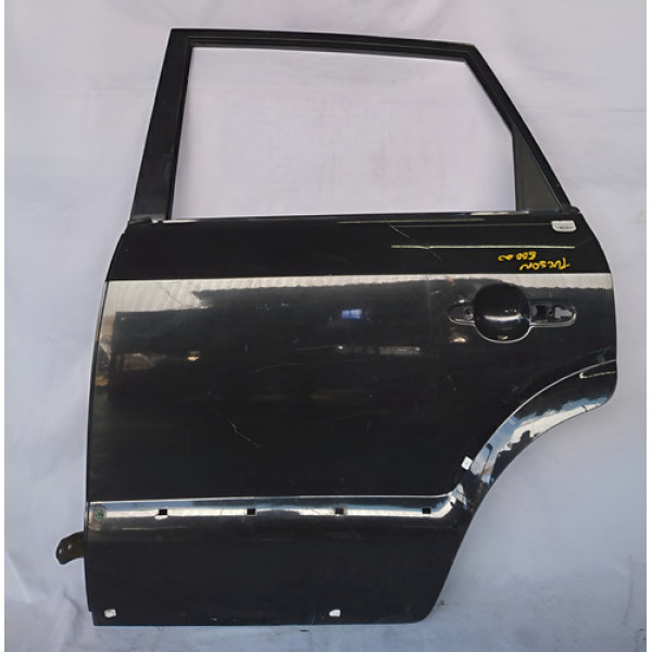 Porta Traseira Esquerda Tucson 2005 A 2015 Preto Traseira Esquerdo