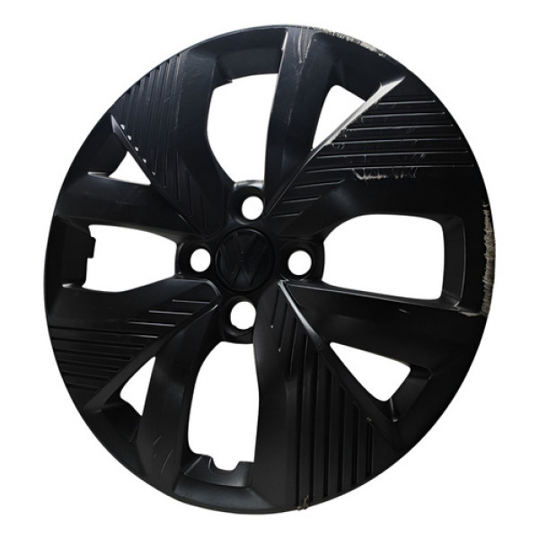 Calota Aro 15 Polo 2018 A 2025 Detalhe - Cinza