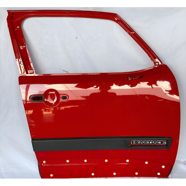 Porta Dianteira Direita Jeep Renegade 2015 A 2022 Dianteira Direita Vermelho
