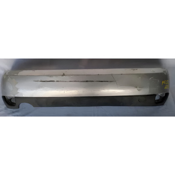 Para Choque Traseiro C Moldura Focus Hatch 2001 2008 Recuper Preto Fosco