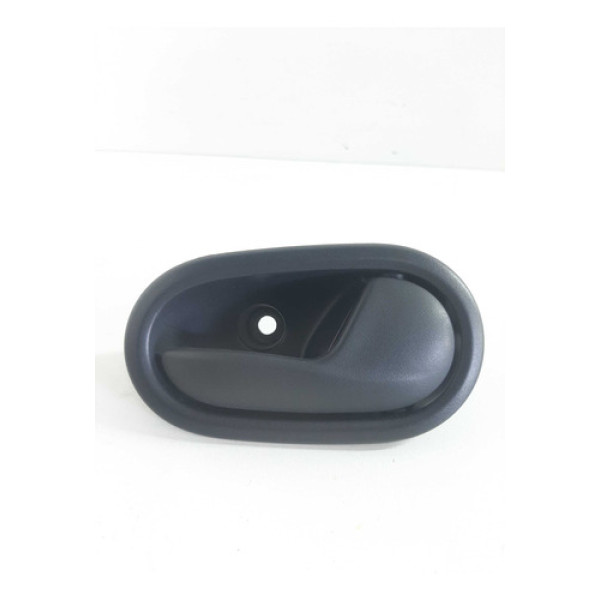 Maçaneta Interna Dianteira Direita Sandero Logan 2016 A 24 Preto Dianteira