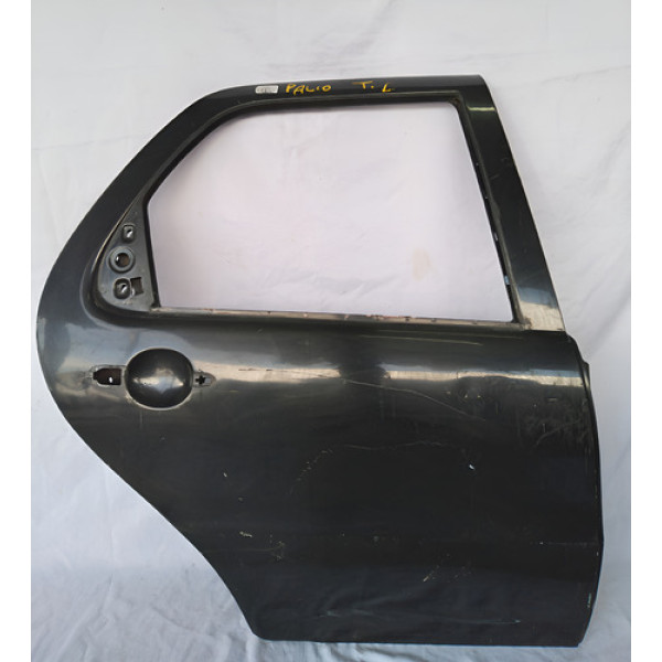 Porta Traseira Direita Fiat Palio 2007 A 2013 Preto Direito Traseira