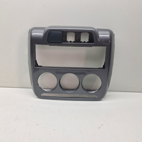 Moldura Radio Painel Central Citroën C3 1.6 2013 A 2019 Cinza