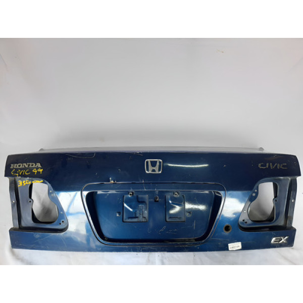 Tampa Traseira Honda Civic 1996 A 2000 Detalhe Azul