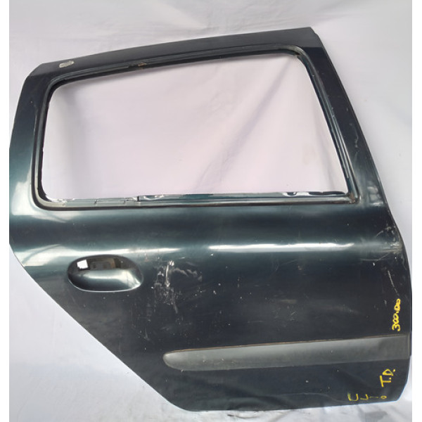 Porta Traseira Direita Clio Sedan 2003 A 2012  - Traseira - Direito - Azul-petróleo