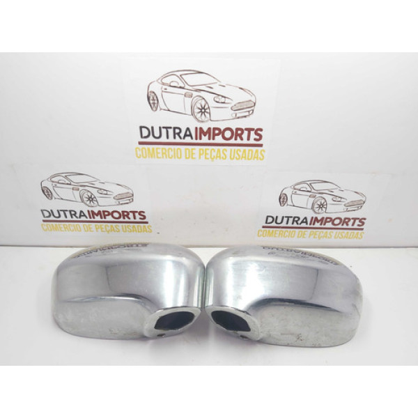 Par Capa Retrovisor Direito Civic 2007 2008 A 2011 S/ Pisca Cromado