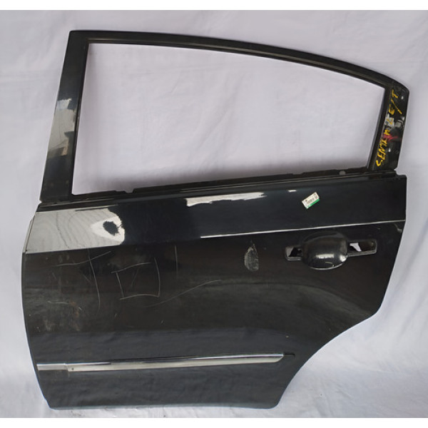 Porta Traseira Esquerda Nissan Sentra 2008 A 2012  Traseira Esquerdo Preto