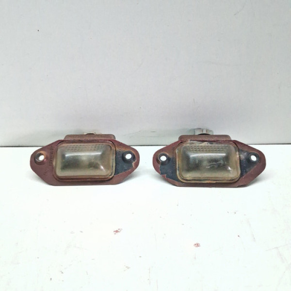 Par Luz Placa Volkswagen Gol 1995 A 2000