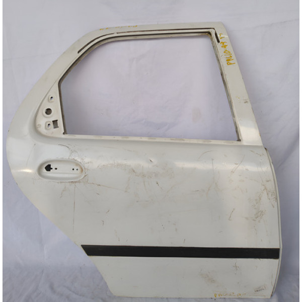 Porta Traseira Direita Fiat Palio 1997 A 2002 Traseira Direita Branco