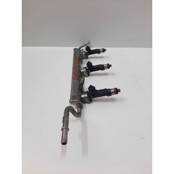 Flauta Bico Injetor Esq Outlander 3.0 2008 Confirmar Modelo