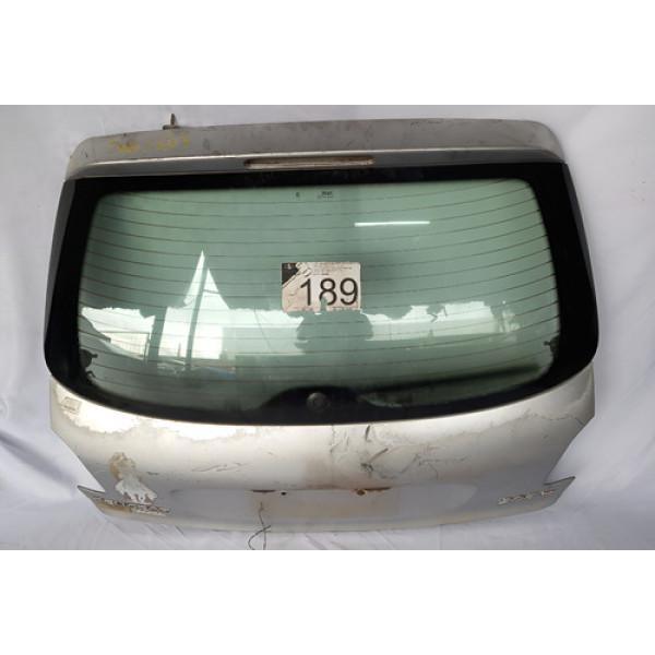 Tampa Traseira Peugeot 206 2001 2002 2003 A 2008 Detalhes Prateado