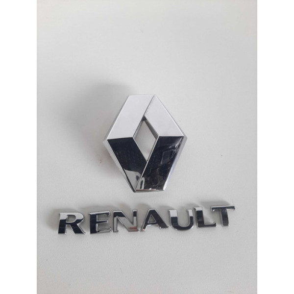Emblema E Letras Renault Duster 2015 2016 2017 2018 2019 Prata