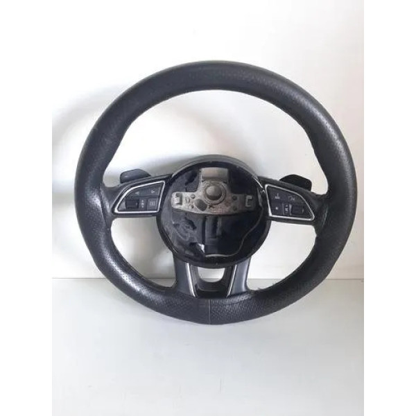 Volante Com Comandos Audi Q3 1.4 Tsfi 2017 2018 Encapado  Preto