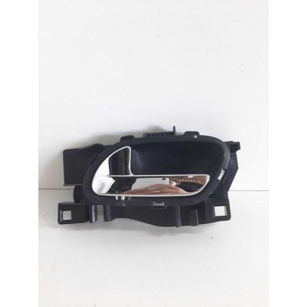 Maçaneta Interna Traseira Esquerda Citroën C3 2013 A 2019 Cromado Traseira