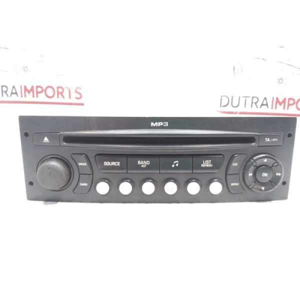 Radio Toca Cd E Mp3 Original Citroen C4 2008 2009 10 11 2012