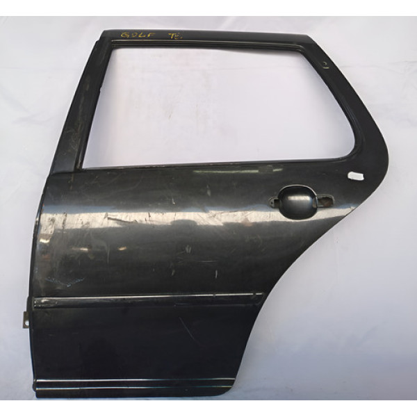Porta Traseira Esquerda Golf 2000 Com Detalhes  Traseira Esquerdo Preto