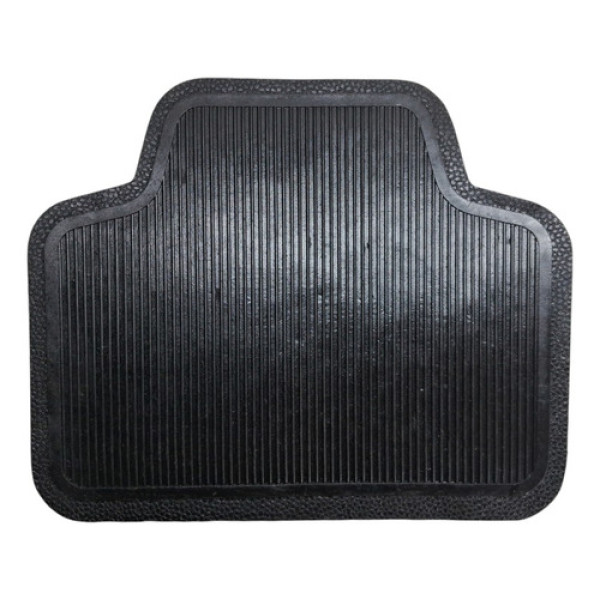 Tapete Borracha Universal Traseiro Ambos Lados  Preto