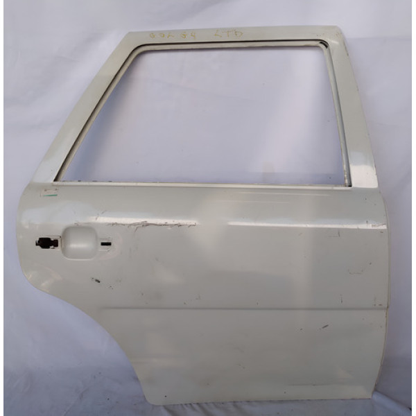 Porta Traseira Direita Volkswagen Gol G4 06 A 09 Com Detalhe Traseira Branco