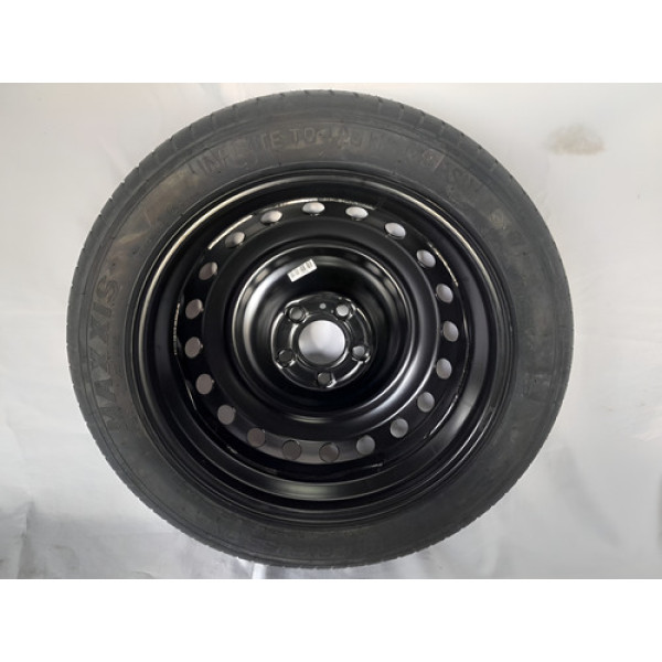 Roda Estepe 145/70 R17 Jeep Renegade 1,8 Flex 2015/2016.2021 Preto