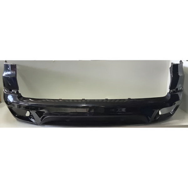 Para Choque Traseiro Com Moldura Bmw X5 Xdrive 4.4 2011 Preto Cromado