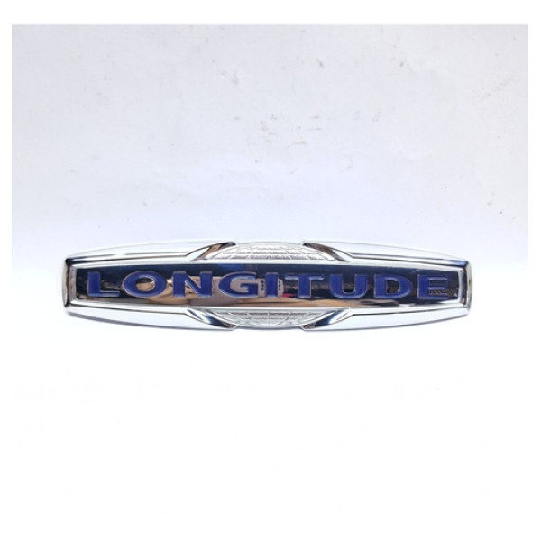 Emblema Longitude Jeep Renegade T270 1.3 2022 2023 2024  Cromado