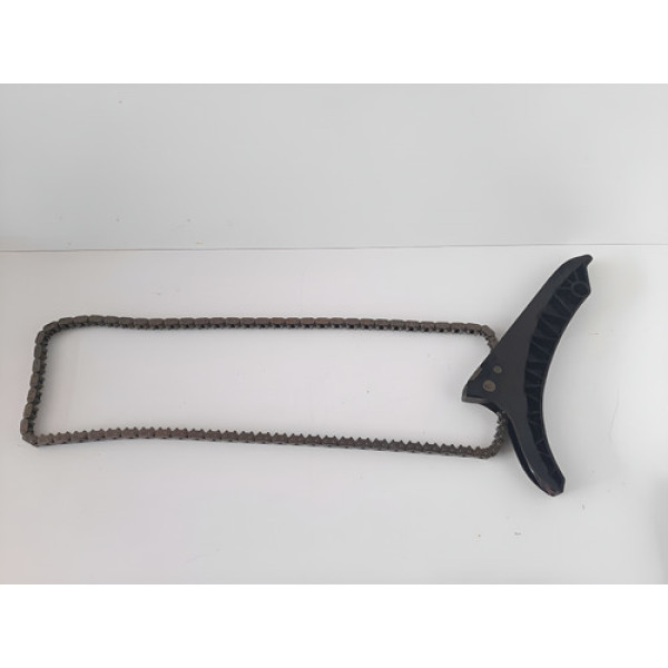 Trilho Guia Com Corrente Bmw X5 4.4 N63 Biturbo 2011 Preto