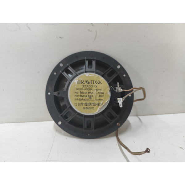 Auto Falante Porta Dianteira Esquerda Palio Strada Siena 1.0 Preto