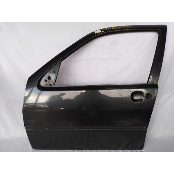 Porta Dianteira Esquerda Fiat Tipo 94 A 97 Pequeno Detalhes  - Dianteira - Esquerda - Preto
